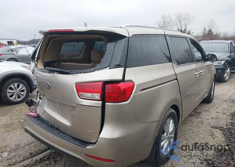 2015 Kia Sedona Lx из США, поврежденный, VIN KNDMB5C1XF6041982